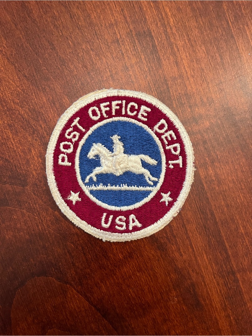 Post Office Dept. USA Embroiled Patch Vintage
